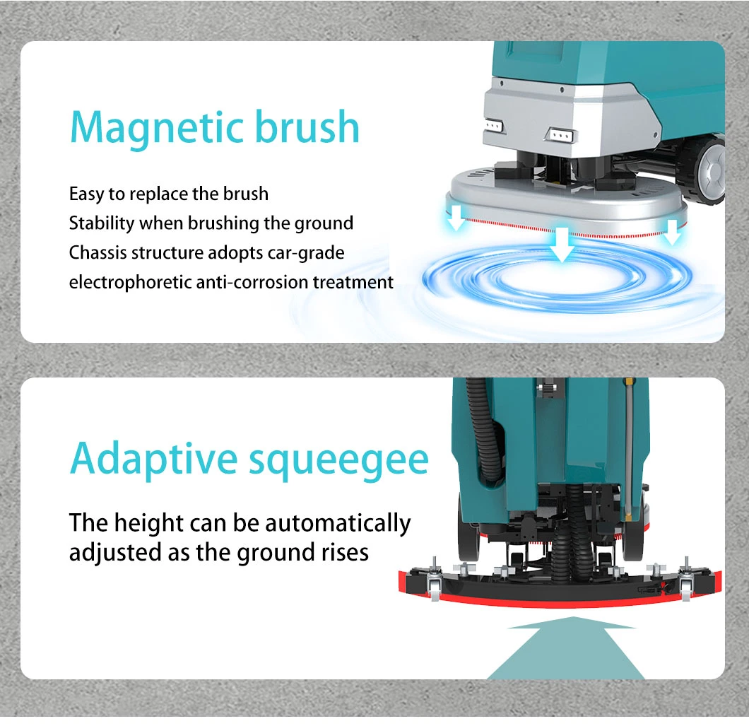 Marble/Tile/Epoxy Walk Behind Floor Scrubber Dryer