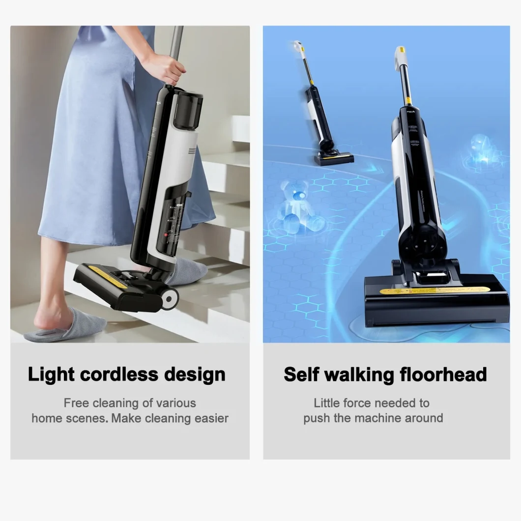 3 in 1 Handheld Vacuum Cleaner with LED Light High-Power Wet Dry Vacuum Cleaner for Household